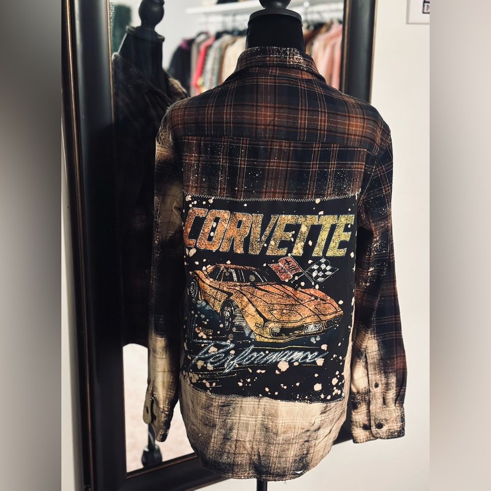 UpCycled Corvette Flannel